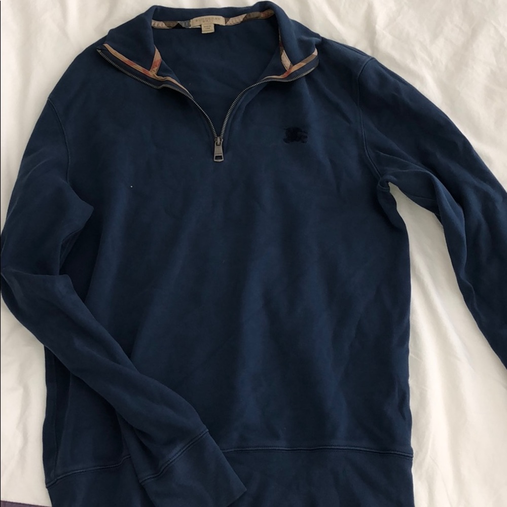 Men’s Burberry quarter zip